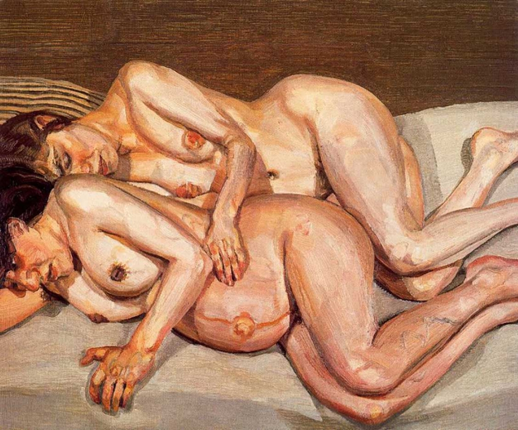 Люсьен Фрейд картины голых